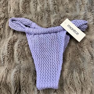 Montce Lavender Crochet Bikini Bottom - NWT